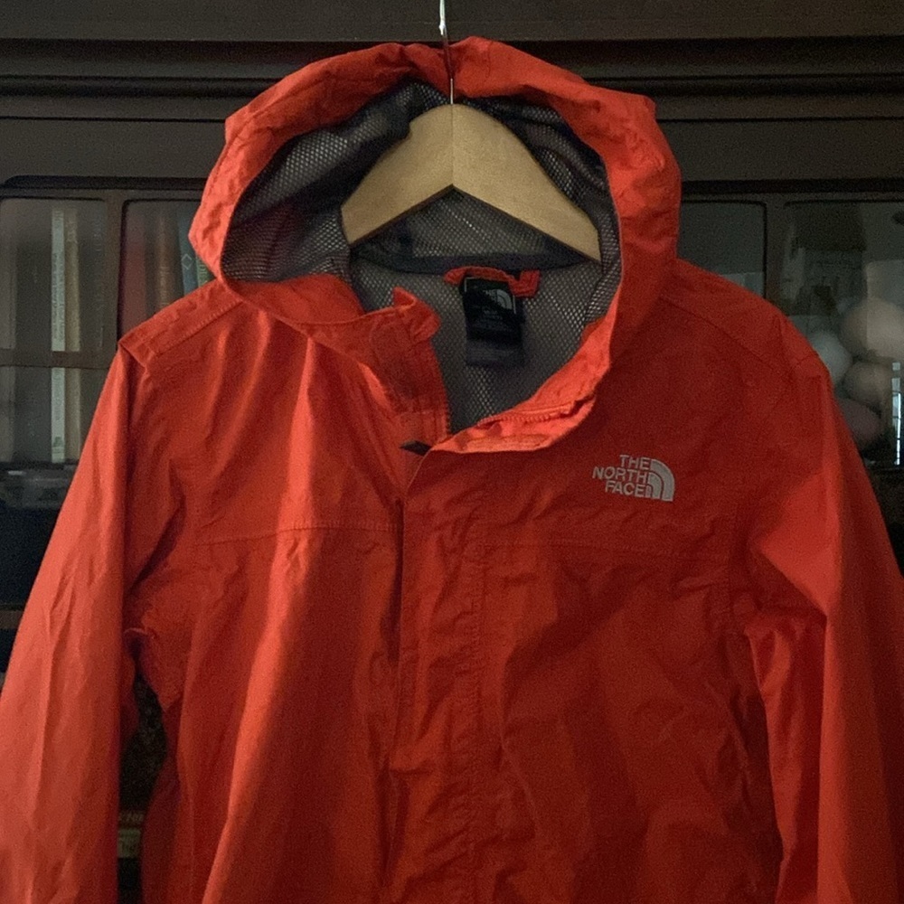The North Face Orange Zip Up Jacket Boys Size 10 to 12